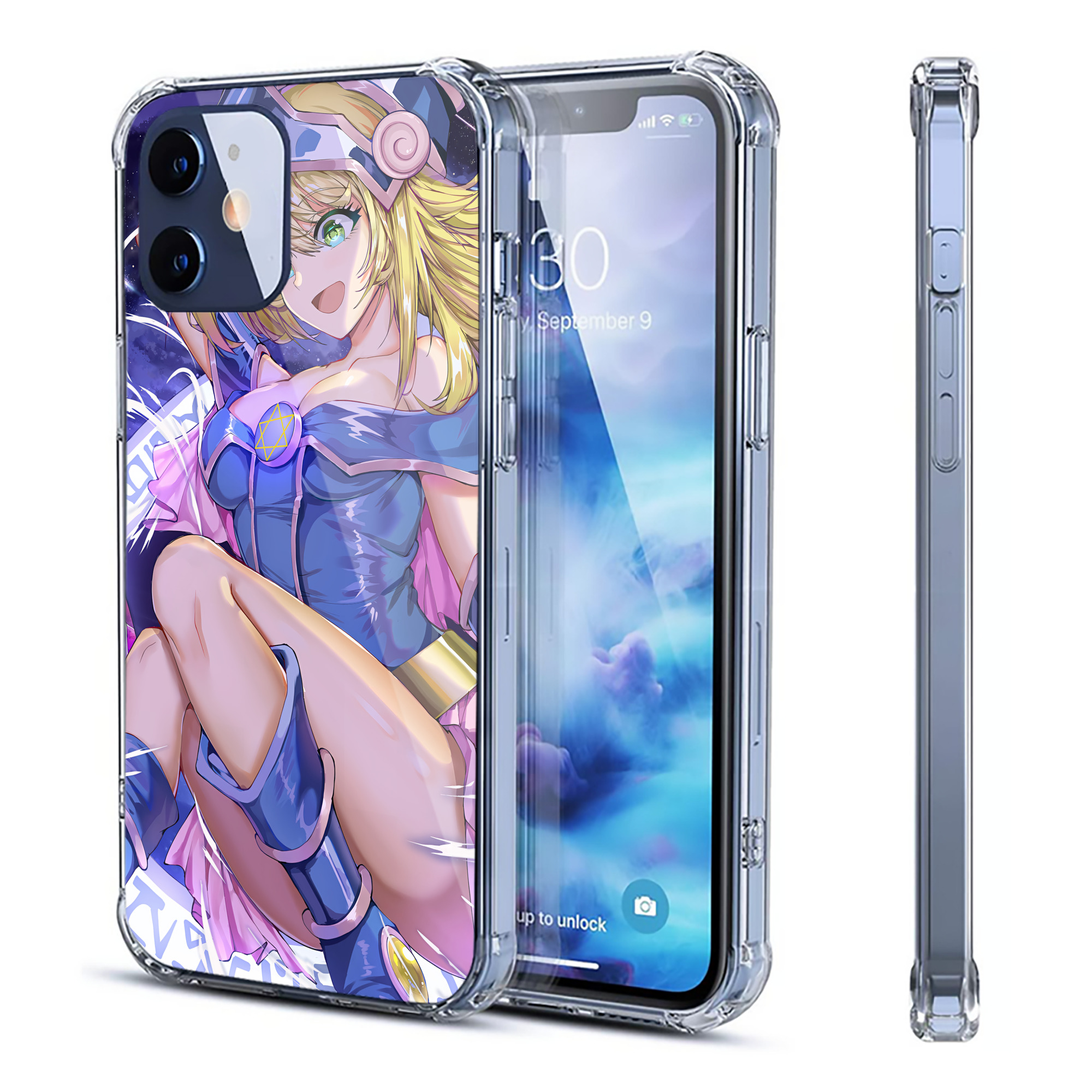 （画像用） 遊☆戯☆王 Yu-Gi-Oh! 【iPhone 12シリーズ対応】透明スマホケース（クリアソフトケース）